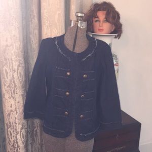 baccini blue jean jacket